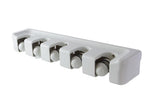 Magic Holder 5 Position Mop and Broom Holder, Floor Mop Holder, Broom Utility Holder, Storage Solutions and Organizers for Cleaning