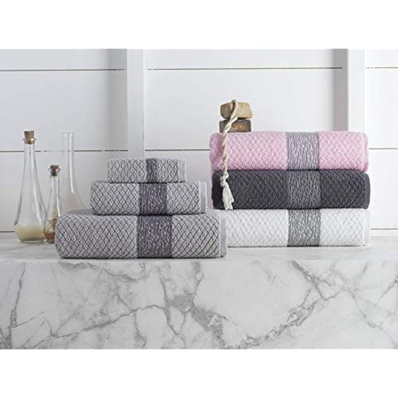 Enchante Home - Anton Turkish Towels - 8 Piece Hand Towels, Long Staple Turkish Towel - Quick Dry, Soft, Absorbent
