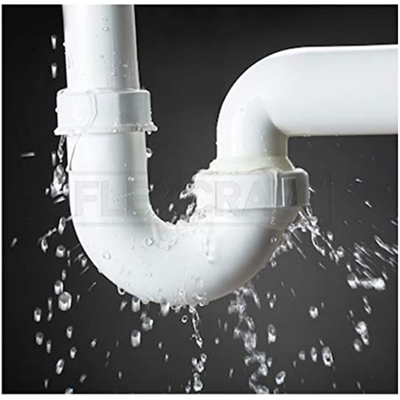 Flexcraft P22312 Plastic 12 Inch Flanged Strainer Tailpiece for Tubular Drain Applications 1-1/2 Inch White