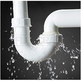 Flexcraft P22312 Plastic 12 Inch Flanged Strainer Tailpiece for Tubular Drain Applications 1-1/2 Inch White