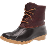 Sperry Womens Saltwater Boots, Tan/Dark Brown, 9.5