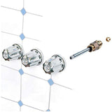 DANCO Bathtub and Shower 3-Handle Remodel/Rebuild Trim Kit for Gerber Faucets | Knob Handle | 11B-1H, 11B-1C, 11B-4D | Chrome (39617)