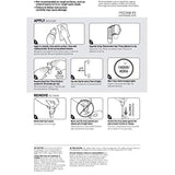 Command Outdoor Small Refill Strips, 16 Strips, Re-Hang Outdoor Window Hooks