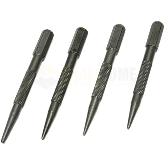 4 Piece Nail Setter & Center Punch Set