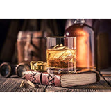 Classic Stylish 10 oz Durable Whiskey Glasses, Bubble Tumbler Cups, Set Of 4 Drinking Glasses - Premium Quality - Perfect For Water, Scotch, Bourbon, Cognac, Cocktails, etc.