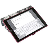 Speck Stylefolio Case Compatible with iPad Pro 9.7 Inch Vintage Bouquet Grey Nickel Grey Boysenberry Purple 77233-C175