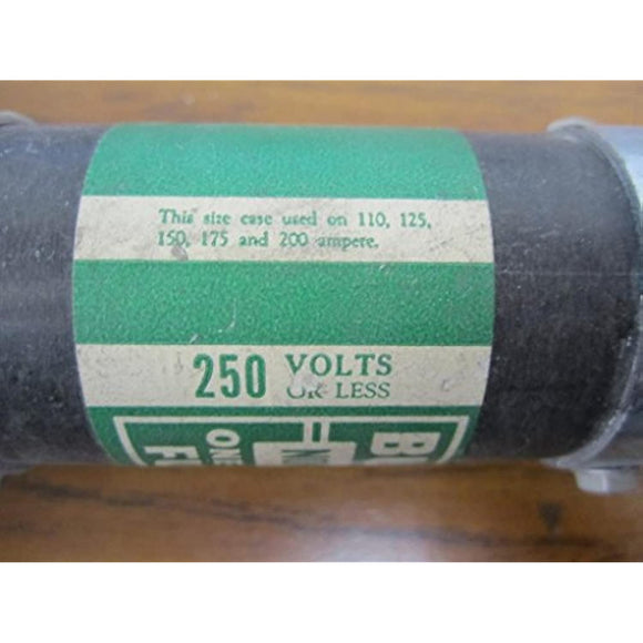 Bussmann NON-125 125 Amp One-Time Blade Fuse Non-Current Limiting Class H, 250V UL Listed