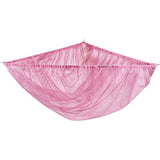 Jumbo Toy Hammock, Pink - Organize Stuffed Animals and Children's Toys with this Mesh Hammock. Great Decor while Neatly Organizing Kid's Toys and Stuffed Animals. Expands to 5.5 feet. (2-Pack)