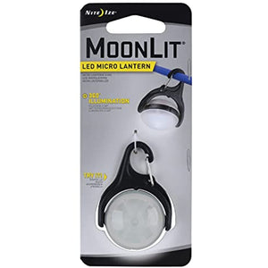 Nite Ize Moonlit LED Micro Lantern, Mini Swivel Light with Clip, White LED