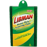 Libman 66 Heavy Duty Scouring Pads, 7" Scrub Surface