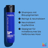 MATRIX Total Results Brass Off Color Depositing Blue Shampoo | Refreshes Hair &