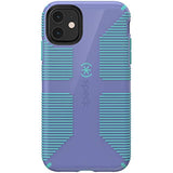 Speck CandyShell Grip iPhone 11 Case, Wisteria Purple/Mykonos Blue