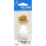 Westinghouse Lighting 7701400 White Wood Knob Pull Chain