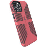 Speck Products CandyShell Pro Grip iPhone 12 Pro Max Case, Raspberry Kiss Red/Slate Grey (137609-9240)