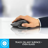 Logitech MX Master 2S Wireless Mouse – Use on Any Surface, Hyper-Fast Scrolling, Ergonomic Shape, Rechargeable, Control Upto 3 Apple Mac and Windows Computers, Graphite (Discontinued by Manufacturer)