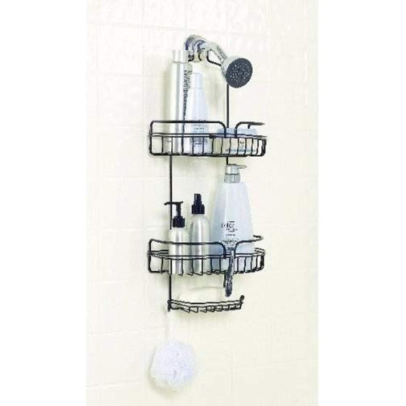 ZPC Zenith Products Corporation 7529HB Zenna Home, Over-The-Showerhead Caddy, Bronze