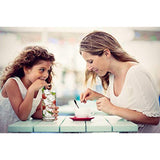 Elegant Plastic Drinking Glasses Set of 12 - Attractive Clear Acrylic Tumblers - Unbreakable Drinkware Set Ideal for Indoor and Outdoor - Kid Friendly…