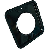 Range Kleen P400 Black Porcelain Square Style I Gas Drip Pan 7.75 Inches