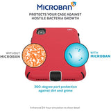 Speck Products Compatible Phone Case for Apple iPhone Xs Max, Presidio Sport Case, Heartrate Red/Sidewalk Grey/Black