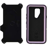 OTTERBOX Defender Series Case for LG G7 ThinQ - Retail Packaging - Purple Nebula (Winsome Orchid/Night Purple)