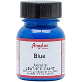 Angelus Acrylic Leather Paint, Blue, 1 oz.