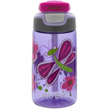 AVEX Kids Autospout Water Bottle, 16oz, Light Purple with Butterfly