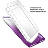 BodyGuardz - Harmony Case for Apple iPhone Xs Max (Clear/Purple), Extreme Impact and Scratch Protection for iPhone Xs Max (Amethyst)