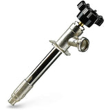 Midline Valve 6204G-OM Anti-Siphon Sillcock Frost Free Outdoor Faucet 1/2 in. PEX A x 3/4 in. Hose Bib, 4 in. Long, Chrome