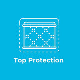 Linenspa Premium Smooth Waterproof Mattress Protector, Queen, White & Premium Smooth Waterproof Mattress Protector-Vinyl Free Waterproof Mattress Cover, King, White