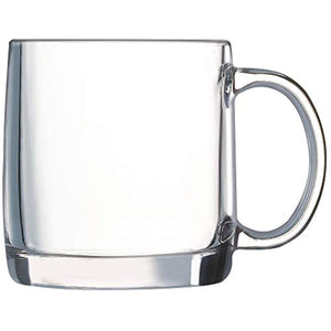 Luminarc 13-Ounce Nordic Mug, Set of 4, 4 Count (Pack of 1), Clear