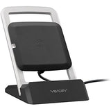 Ventev Universal Wireless Charger | Charges at Rapid Rate, No Cable Needed, Multi View Capability | Short Circuit, Overcharge Protection | Black (599456)