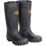 CLC Custom Leathercraft R230 Over The Sock Black PVC Men's Rain Boot, Size 10
