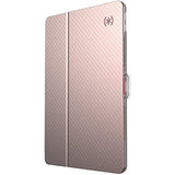 Speck Balance Folio Clear Case and Stand, Compatible with 9.7-inch iPad (2017/2018) iPad Air 2/iPad Air, Rose Gold Metallic/Clear