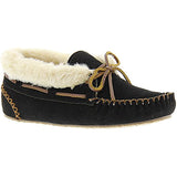 Minnetonka Women's Chrissy Bootie Slippers (Black/Tan, Numeric_9)