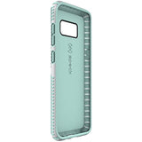 Speck Products (90257-6249) Presidio Grip Cell Phone Case for Galaxy S8 Plus - Dolphin Grey/Aloe Green