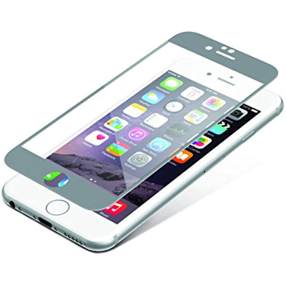 ZAGG InvisibleShield Glass Luxe Screen Protector - HD Clarity + Reinforced Protection for Apple iPhone 6 / iPhone 6S - Titanium