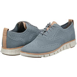 Cole Haan Men's Zerogrand Stitchlite Wingtip Oxford, Ironstone/Ivory, 11