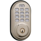 Yale Real Living Electronic Push Button Deadbolt Fully Motorized with Zwave Technology