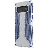 Speck Products Presidio Grip Samsung Galaxy S10 Case, Microchip Grey/Ballpoint Blue (124589-7569)