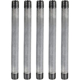 Supply Giant 1-1/4 Inch Galvanized Pipe, One And Quarter Inch Malleable Steel Pipes Fitting Build DIY Vintage Furniture, 1-1/4" x 30" (Pack Of 5)