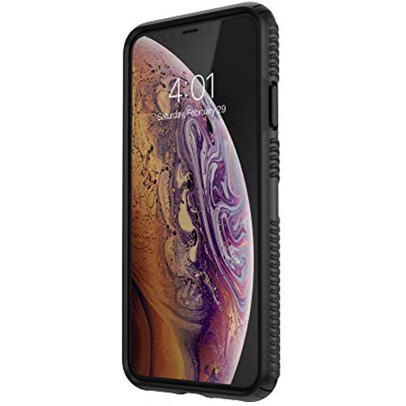 Speck Products Presidio Grip iPhone XS Max Case, Black/Black