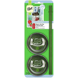 Ball Sip & Straw Lids, Fits Regular Mouth Mason Jars (2 Lids and 2 Straws)