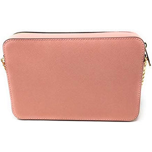 Michael Kors Jet Set Item Large East West Saffiano Leather Cross-body (Pale Pink)