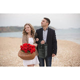Wine Carrier Tote Bag - 2 Bottle Pockets - Attractive wine bag with thick external padding, zipper and easy to carry handles. The wine tote bag is perfect for travel, picnics or a day at the beach.