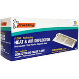 Frost King Unbreakable Heat and Air Deflector, Clear Plastic, 2 3/4” Tall, Width Adjustable 10” to 14”, (50)