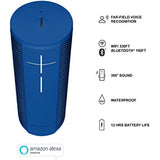 Ultimate Ears BLAST Portable Waterproof Wi-Fi and Bluetooth Speaker with Hands-Free Amazon Alexa Voice Control - Blue Steel