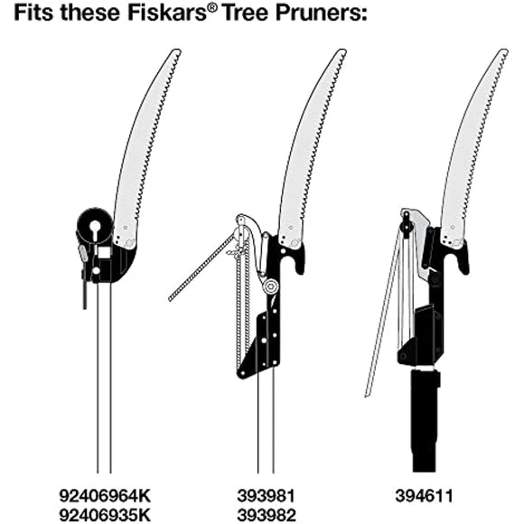 Fiskars 93336966K 15 Inch Replacement Saw Blade (9333), Silver