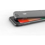 ZAGG InvisibleShield Glass+ 360 - Front + Back Screen Protection with Side Bumpers Made for Apple iPhone 8 Plus - Black (200101563)