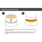 2 Inch Vent Screen Termination Cap, PVC Mesh Cap, High Efficiency Furnace PVC Vent Pipe Screen Cover for Outdoor, Round Screen Vent, Stainless 2"