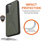 URBAN ARMOR GEAR UAG Designed for Samsung Galaxy S21 Plus Case Green Olive Sleek